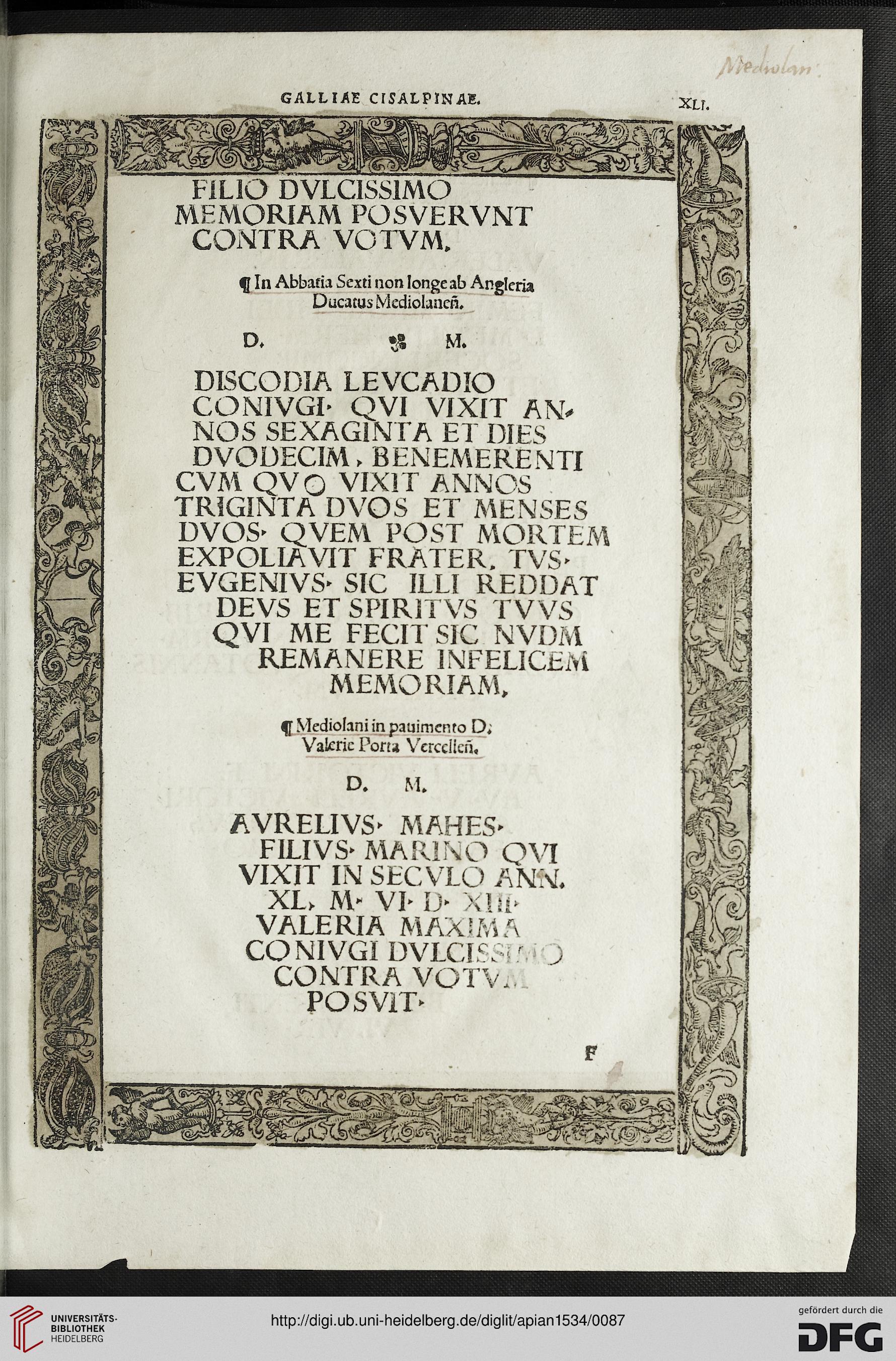 facsimile