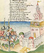 Witige und seine ferne Geliebte (Cpg 353, fol. 10v)