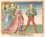 Der unbekannte Autor und sein Publikum (Cpg 353, Fol. 65v)