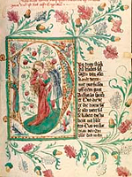 Initialzierseite zu Buch III.A (Cpg 300, fol. 80r)