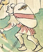 Schild mit Straßburger Wappen (Cpg 403, fol. 103r)