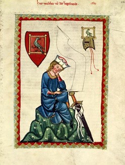 Codex Manesse (Cod. Pal. germ. 848), Herr Walther von der Vogelweide