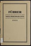 Vorschaubild von Führer durch die Abteilung der Novembergruppe