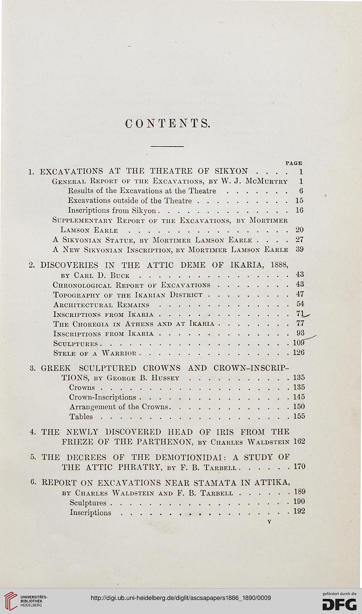Papers Of The American School Of Classical Studies At Athens - 