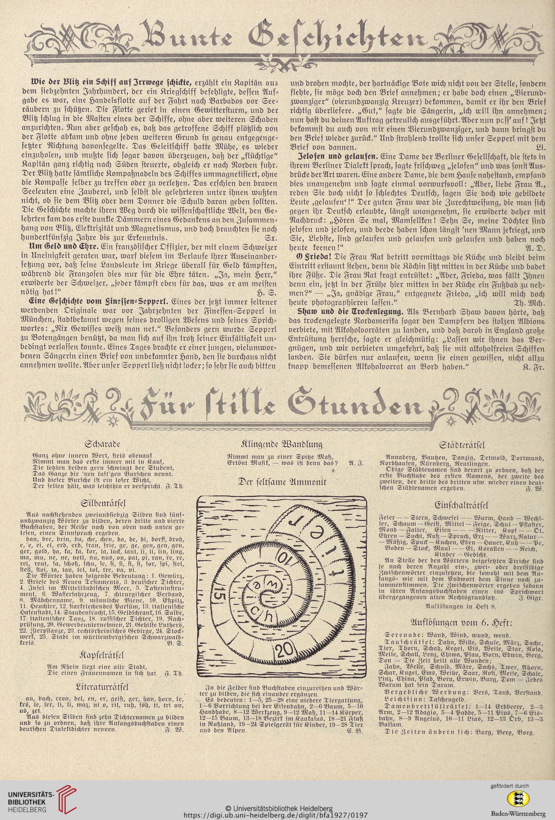 Das Buch Fur Alle Illustrierte Blatter Zur Unterhaltung Und Belehrung Fur Die Familie Und Jedermann 59 1927