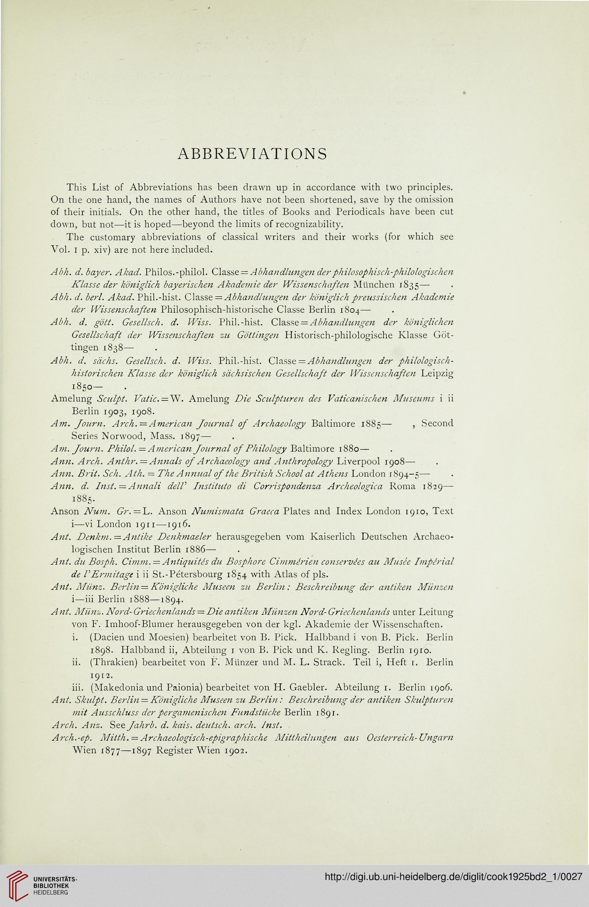 Cook Arthur B Zeus a study in ancient religion Band 2 1 Zeus god of the dark sky thunder and lightning Text and notes Cambridge 1925