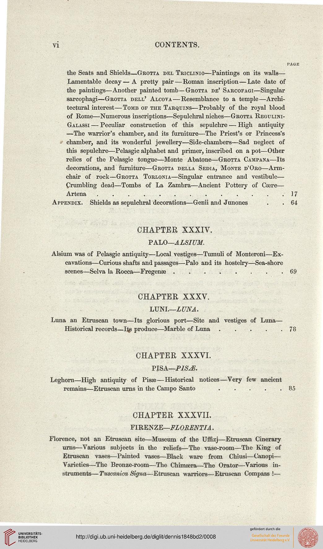 Dennis George The Cities And Cemeteries Of Etruria In Two