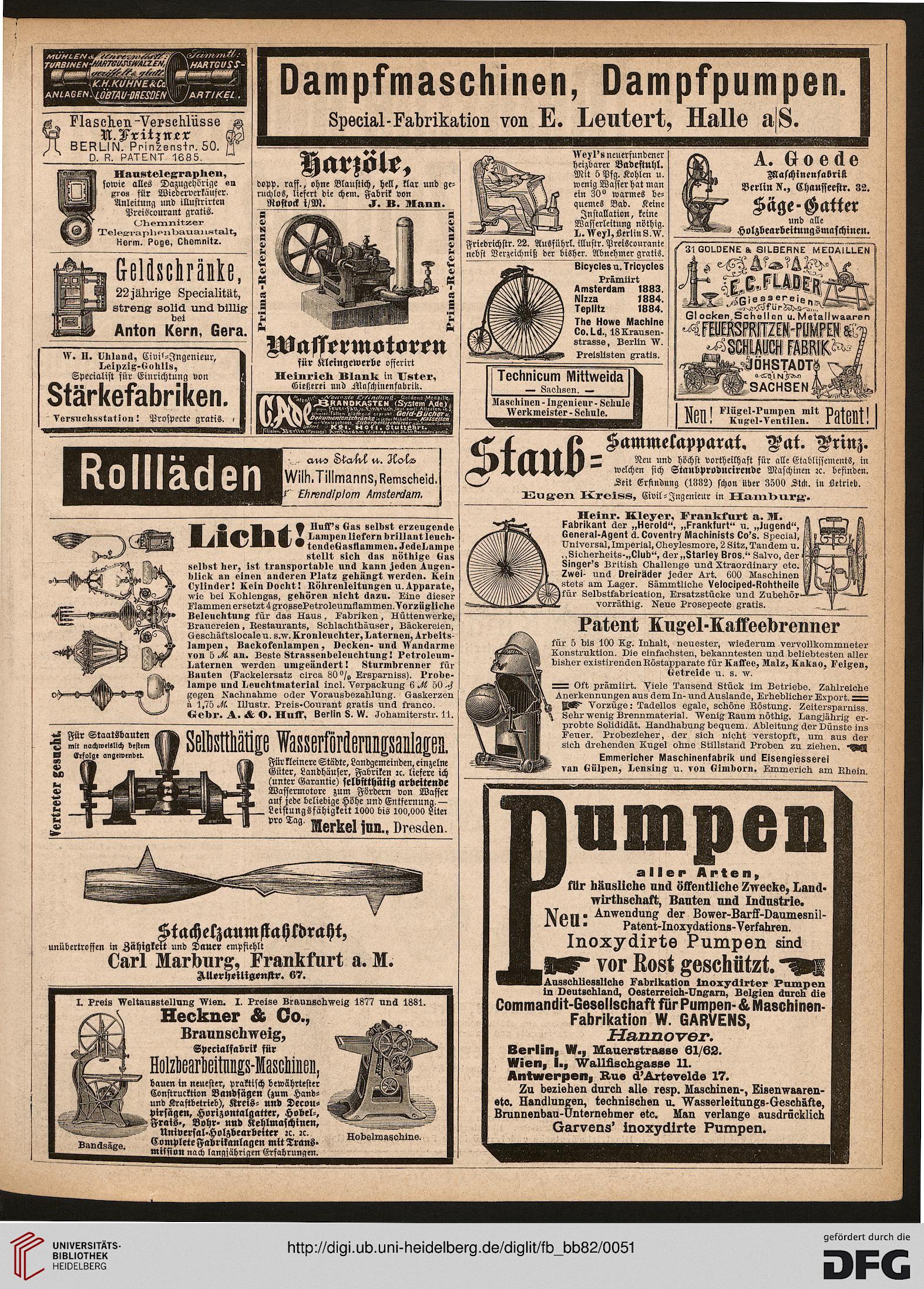 Beiblatt Der Fliegenden Blatter 82 1885 Nr 2058 2083