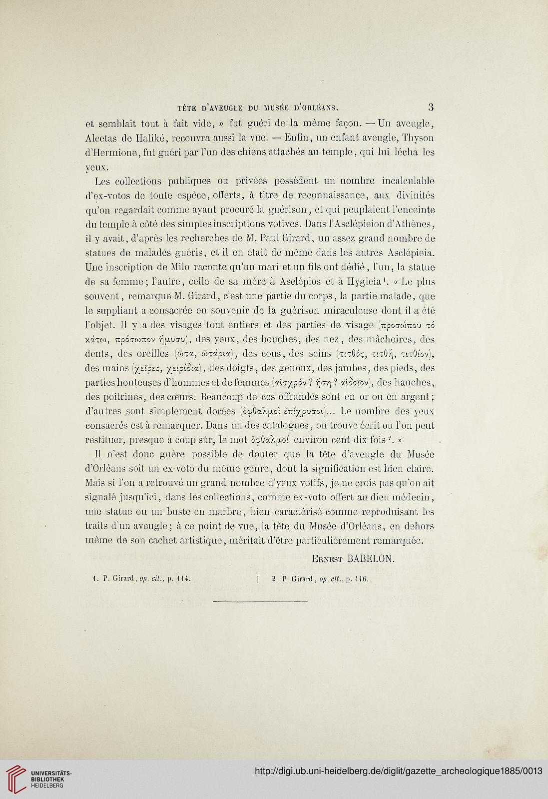 gazette archeologique revue des musees nationaux 10 1885