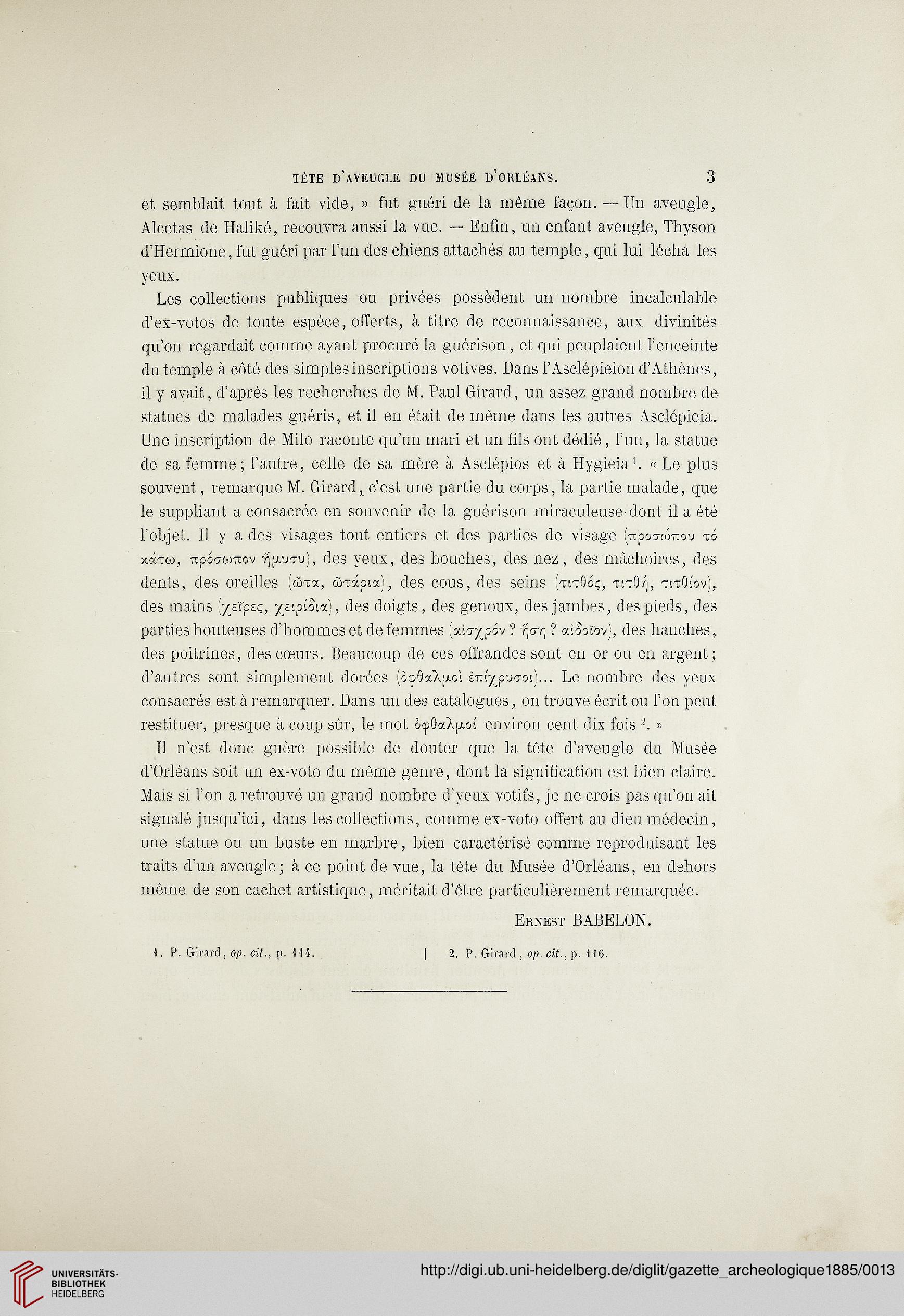 gazette archeologique revue des musees nationaux 10 1885