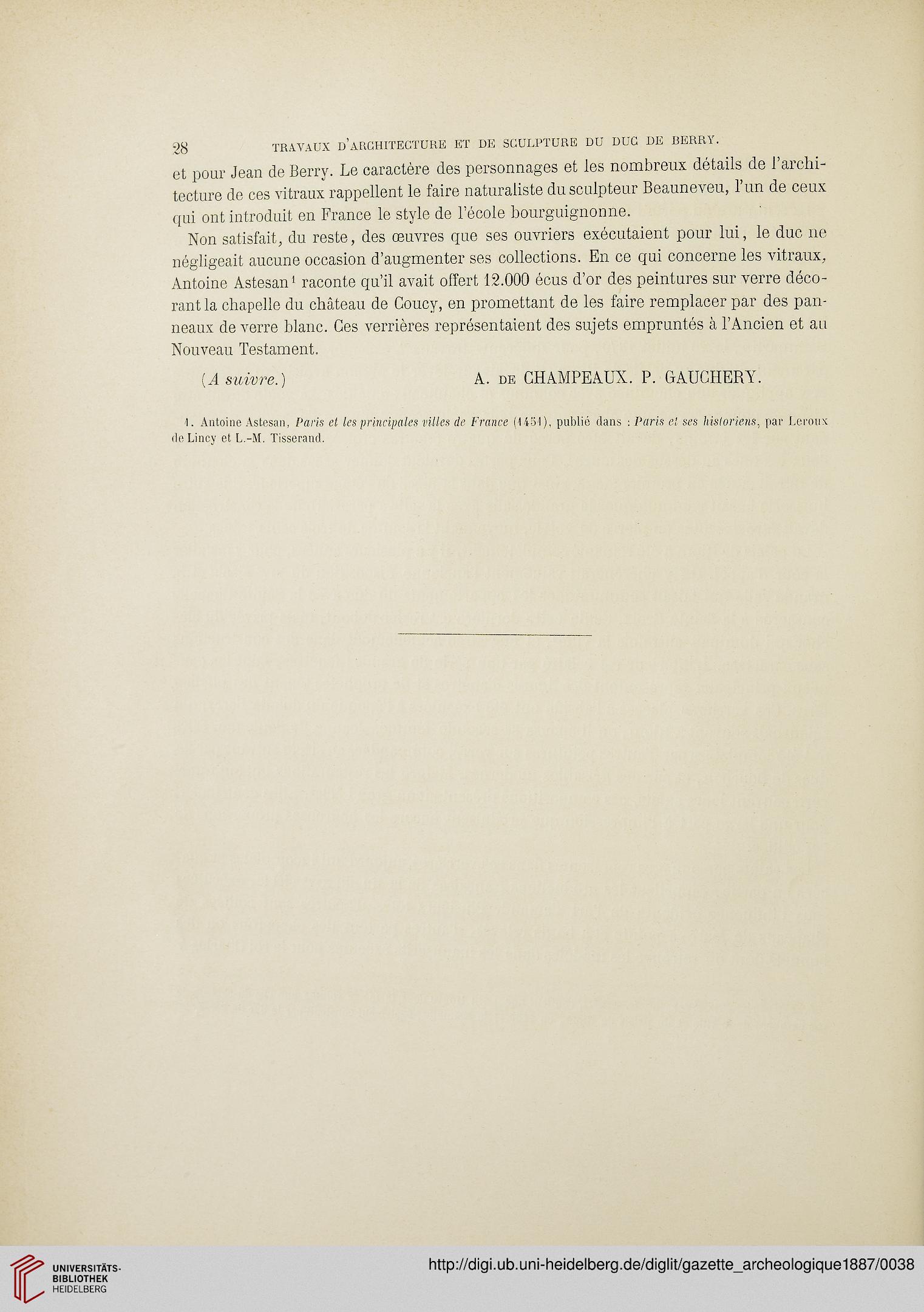 Gazette Archéologique Revue Des Musées Nationaux 121887 - 