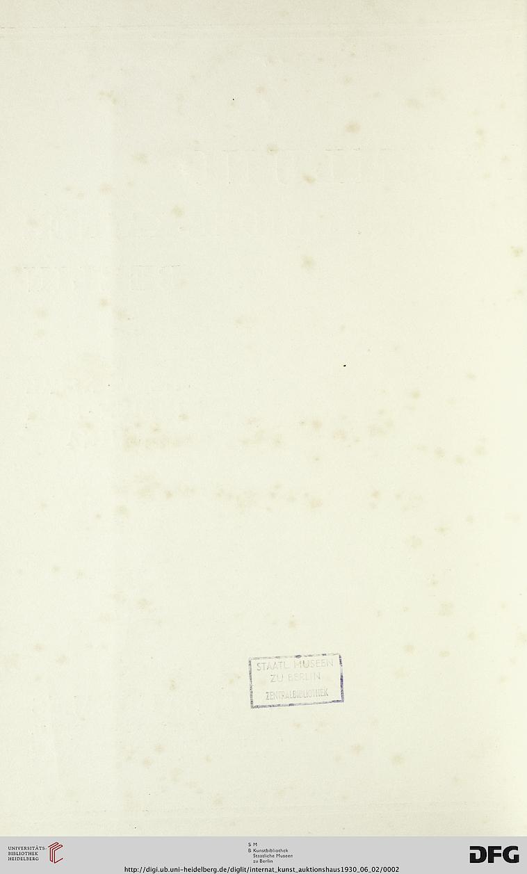 Internationales Kunst- und Auktions-Haus Hrsg.: Sammlung ...