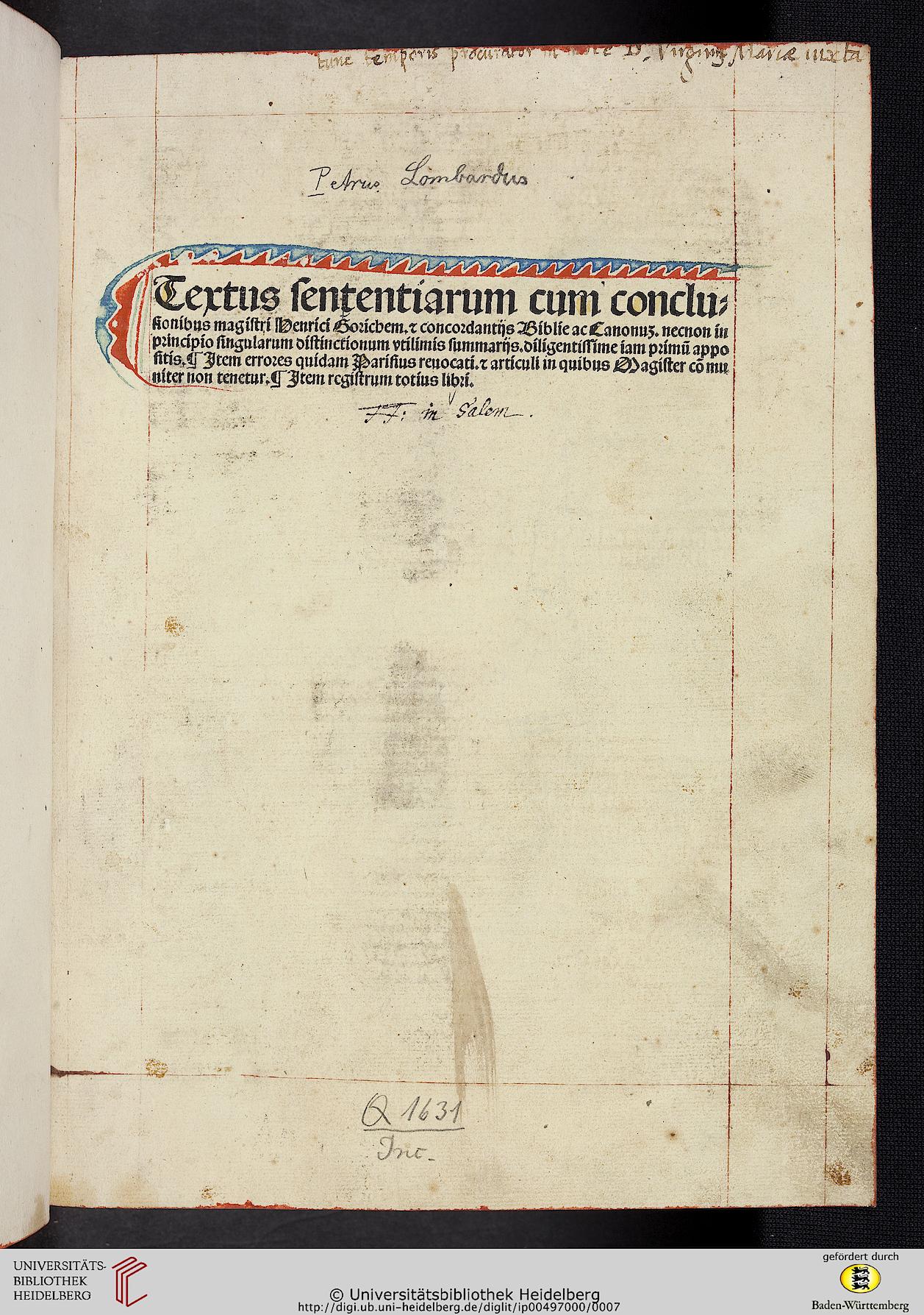facsimile