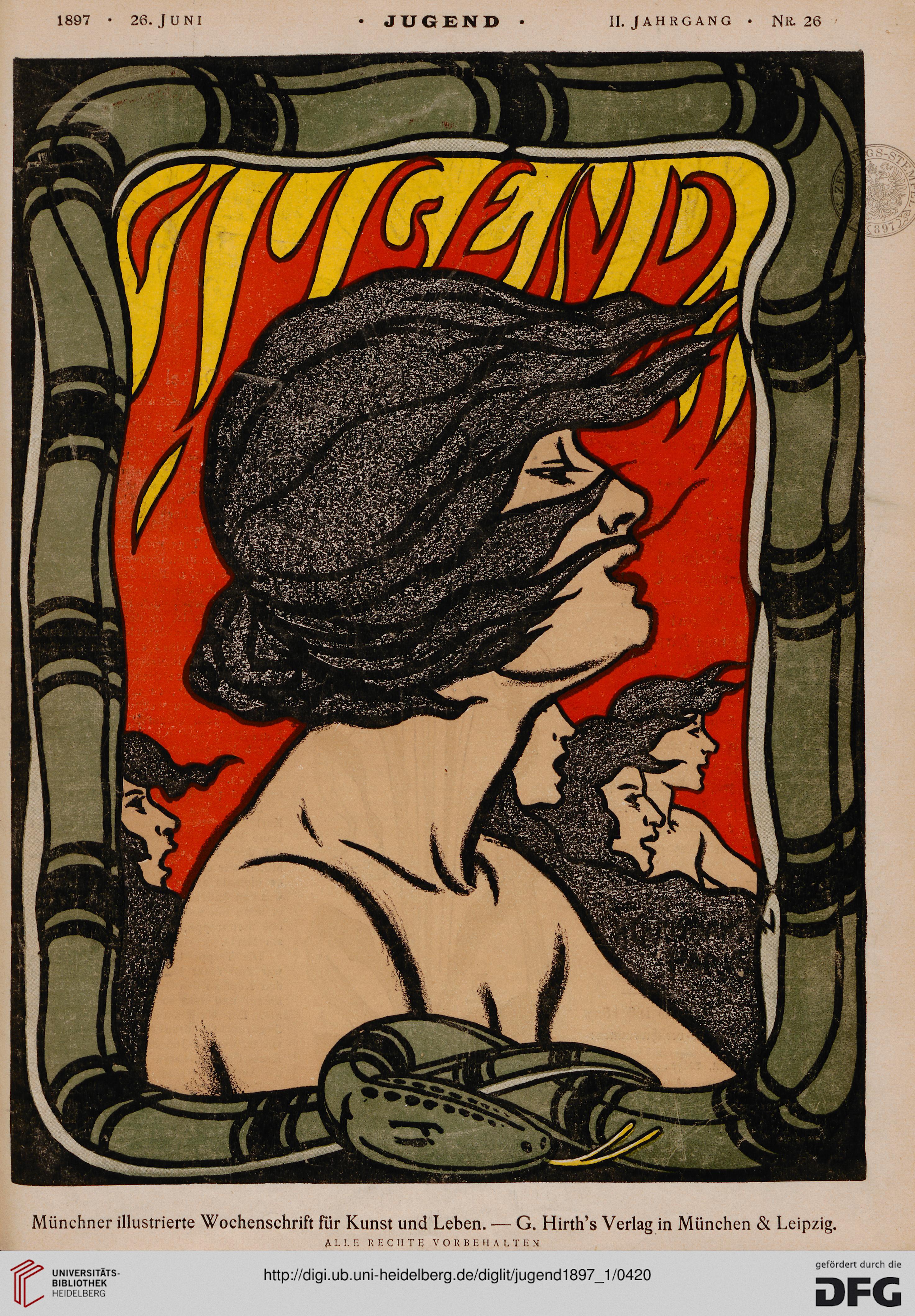 Журнал Jugend модернизм