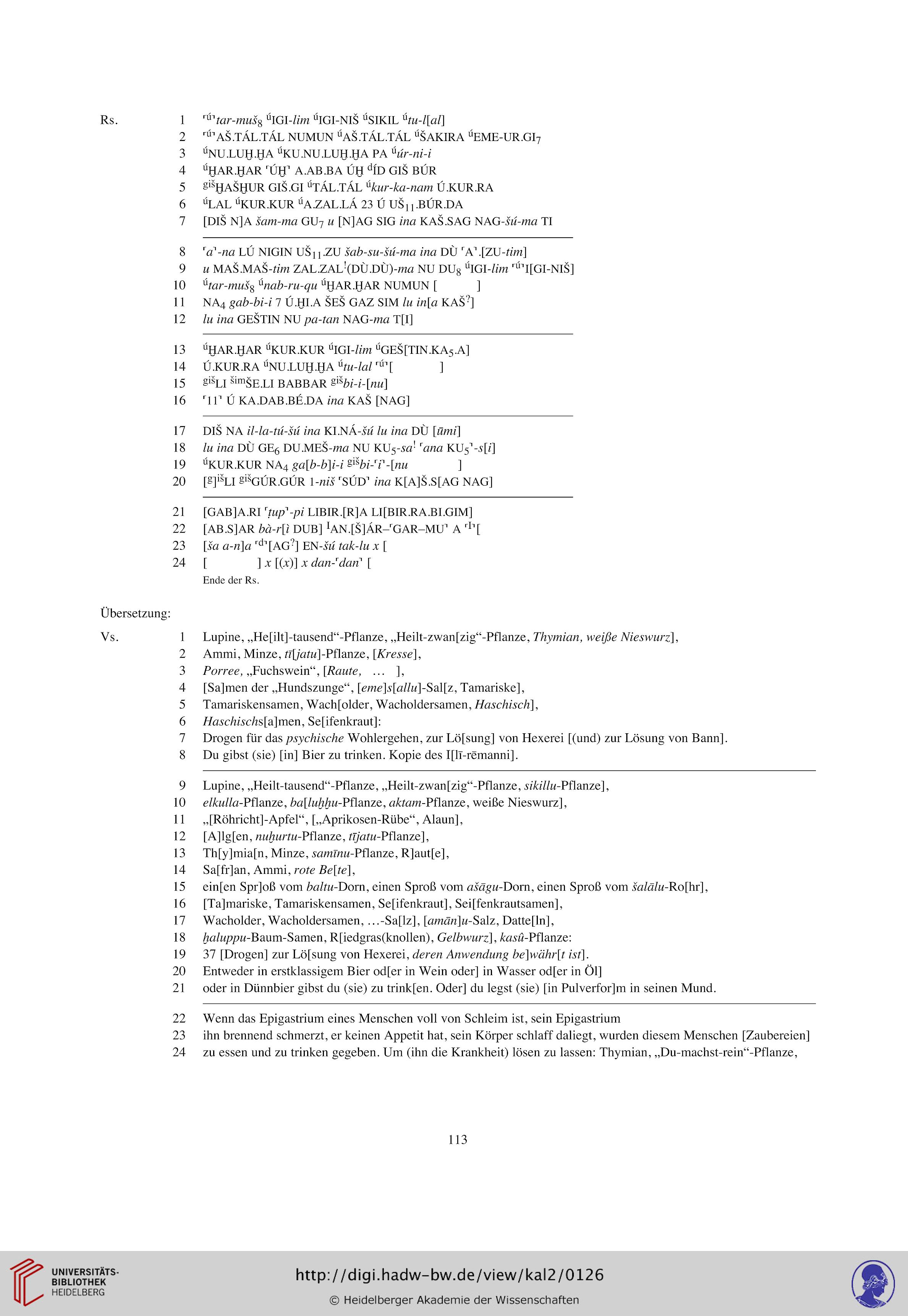 Schwemer Daniel Maul Stefan M Hrsg Heidelberger Akademie Der Wissenschaften Hrsg Keilschrifttexte Aus Assur Literarischen Inhalts Band 2 Rituale Und Beschworungen Gegen Schadenzauber Wiesbaden Harrassowitz 07