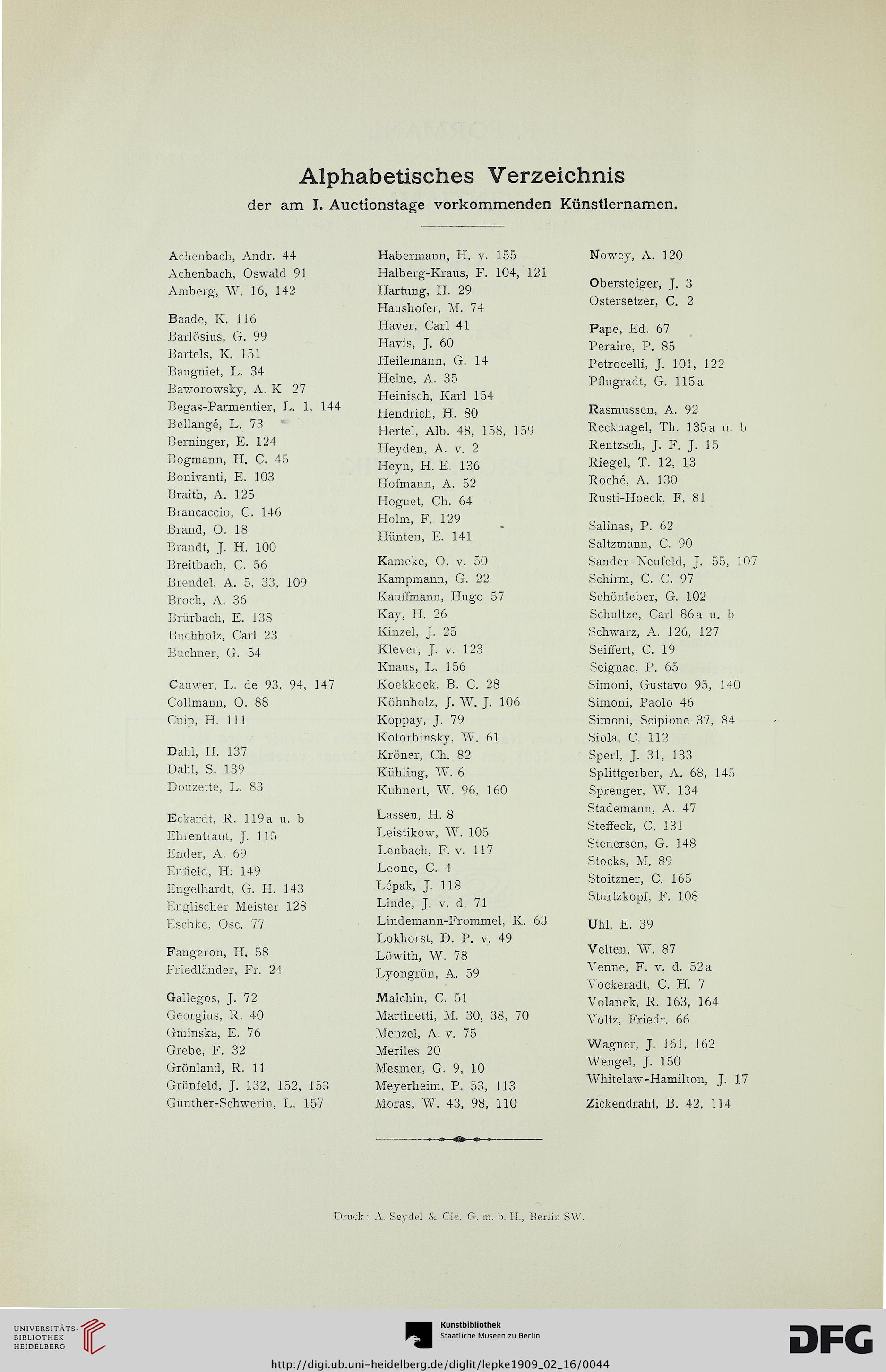 Rudolph Lepke S Kunst Auctions Haus Berlin Hrsg Olgemalde Aquarelle Und Zeichnungen Erster Meister Unserer Zeit Werke Von A Und O Achenbach W Amberg A Braith Ferner Aus Dem Nachlass Des Malers Prof