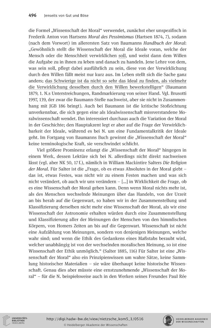 Sommer, Andreas Urs; Nietzsche, Friedrich; Nietzsche, Friedrich [Bearb