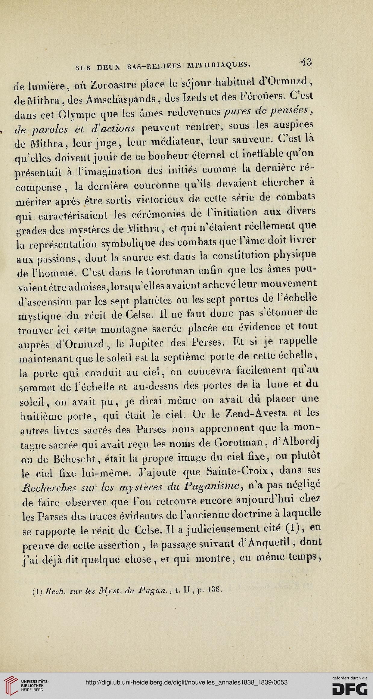 Institut Archeologique Paris Section Francaise Hrsg Nouvelles Annales 2 1838 1839