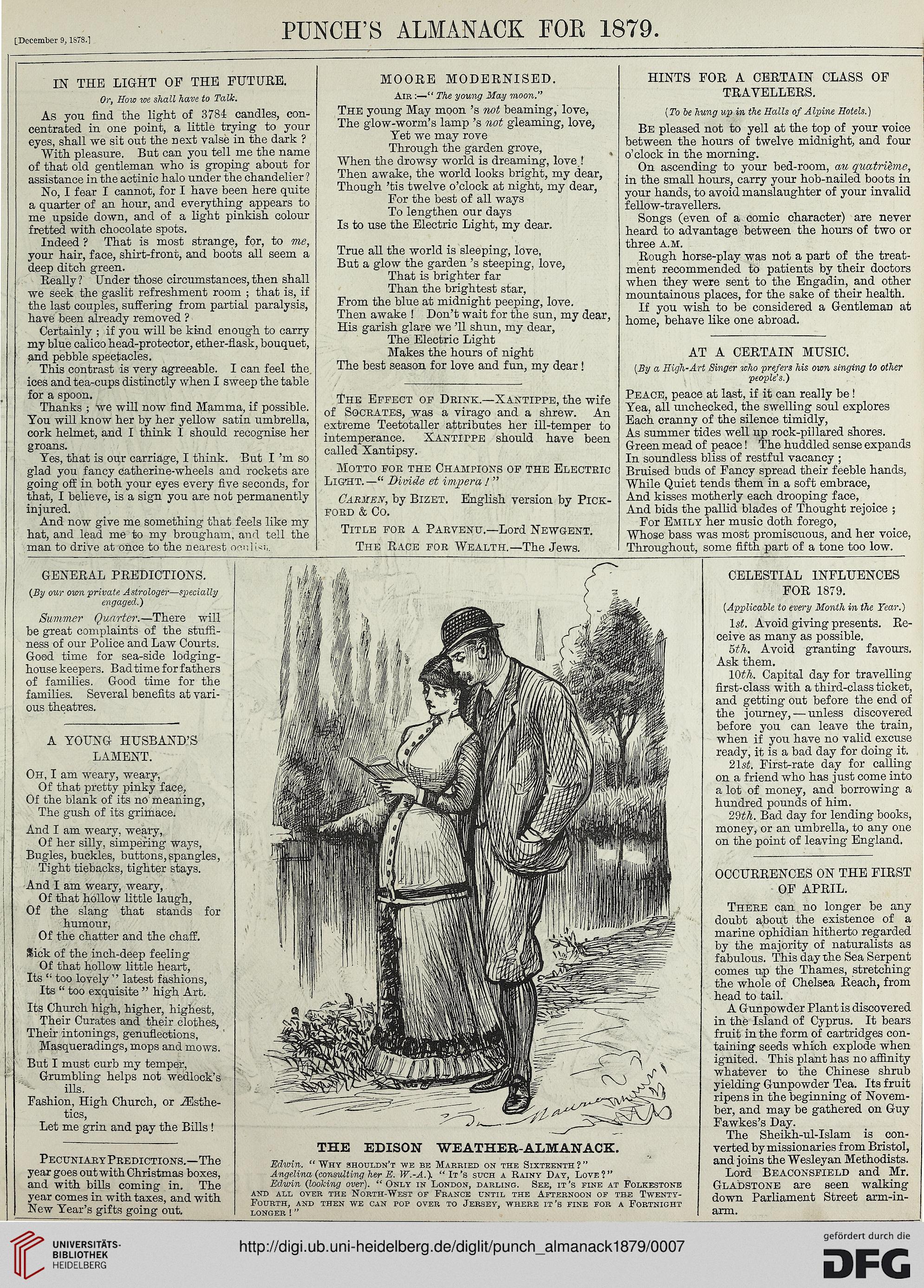 Punch Almanack 1879