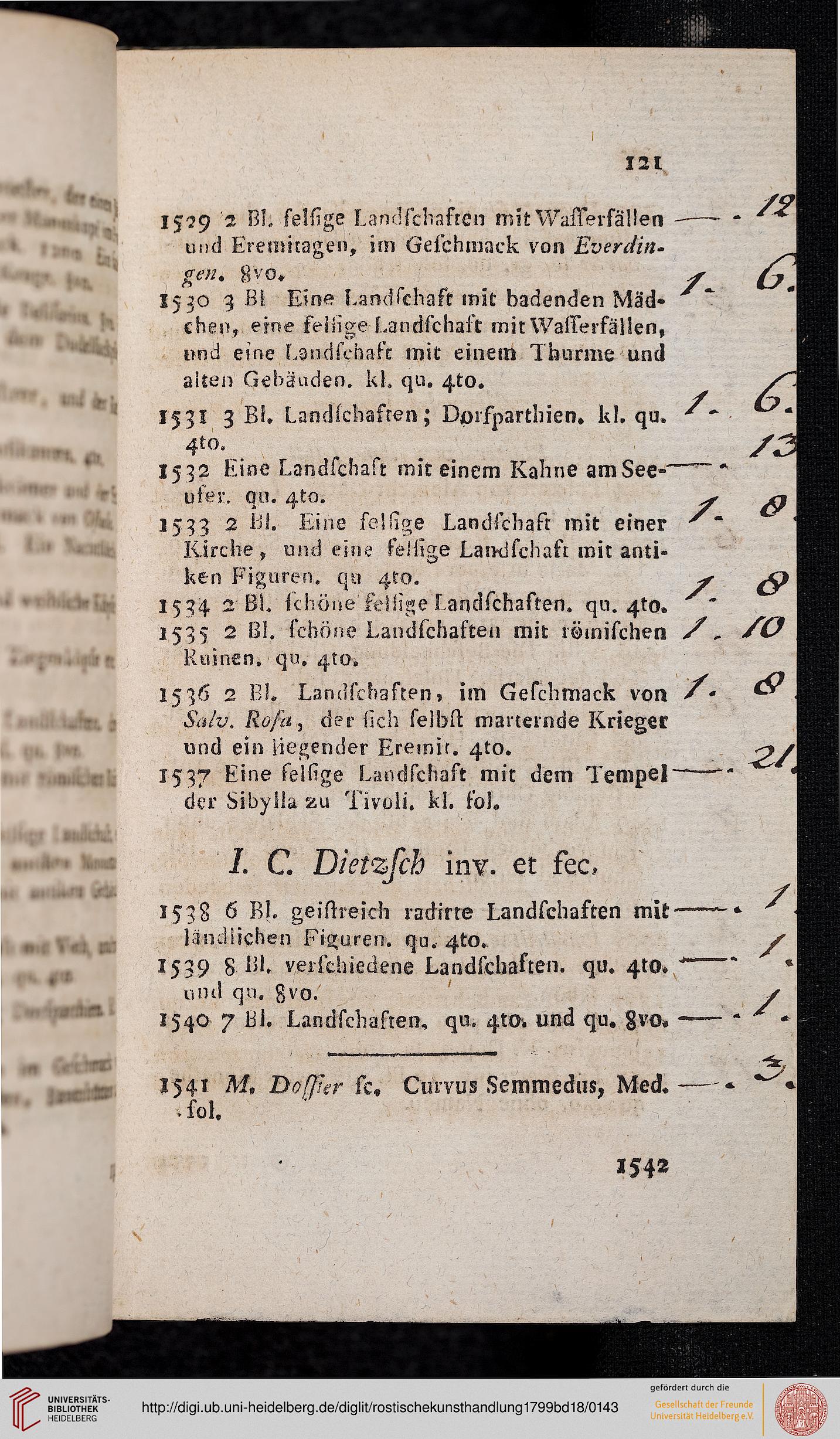Weigel, Johann August Gottlob [Hrsg.]; Rostische Kunsthandlung [Hrsg