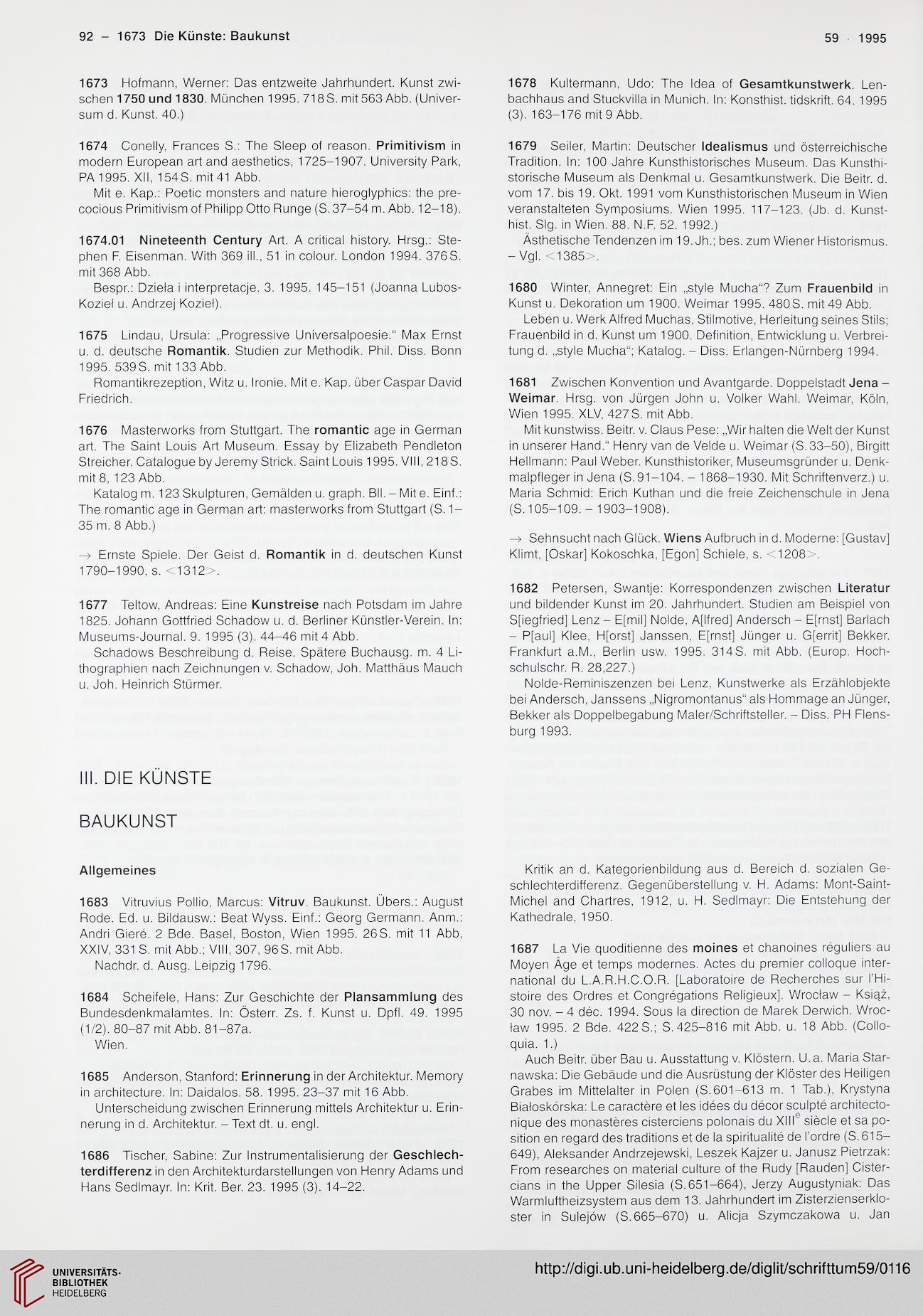 Deutscher Verein Für Kunstwissenschaft Hrsg Schrifttum - 
